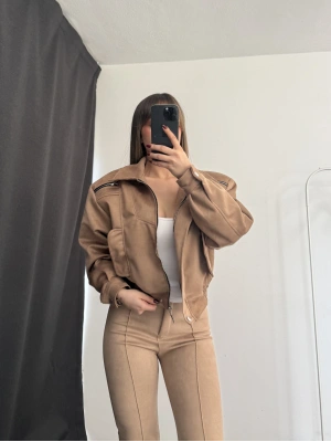 Rachel Süet Ceket - Kahve