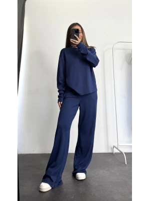 Rami Manşetli Basic Takım - Lacivert