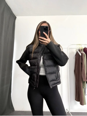 Rina Şişme Mont - Siyah