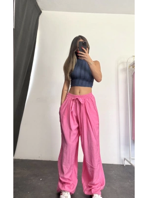 Road Pantolon - Pembe