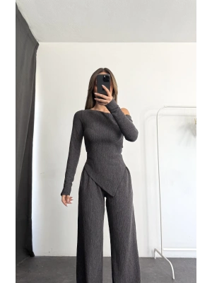 Rose Asimetrik Takım - Antrasit