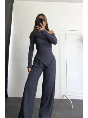 Rose Asimetrik Takım - Lacivert