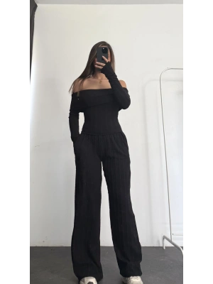 Rosie Madonna Takım - Siyah