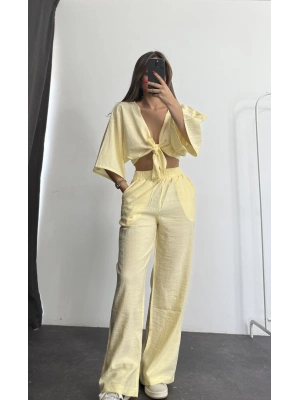Sally Bağlamalı Takım - Sarı