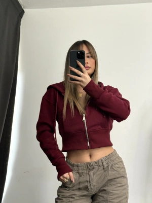 Sera Basic Şardonlu Hırka - Bordo