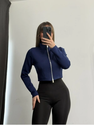 Shan Fermuarlı Hırka - Lacivert