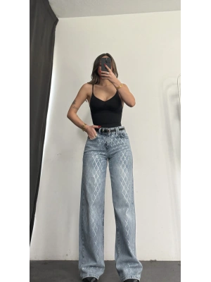 Shine Taşlı Jean - Kot