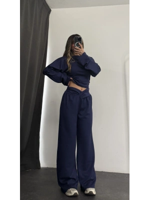 Shirley Bel Detay Takım - Lacivert