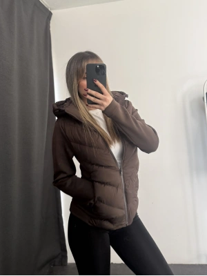 Silver Şişme Mont - Kahve