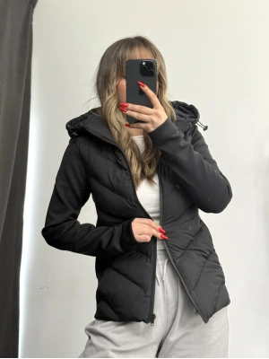 Silver Şişme Mont - Siyah