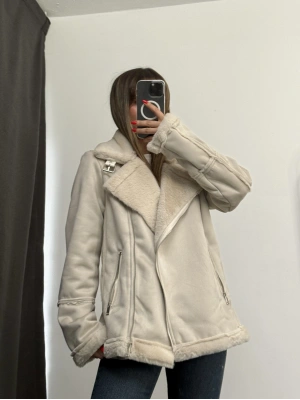 Sky Kürklü Ceket - Bej