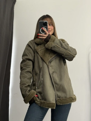 Sky Kürklü Ceket - Haki