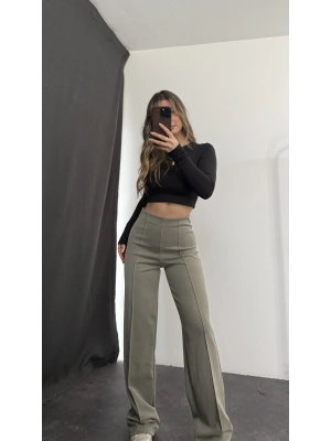 Stella Çımalı Pantolon - Haki