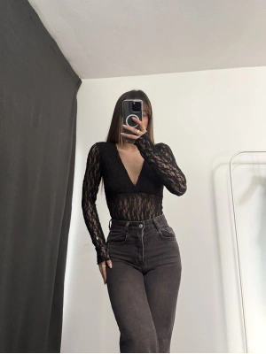 Storm Dantel Bodysuit - Siyah