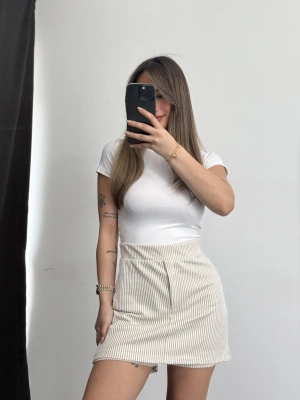 Str Şort Etek- Bej
