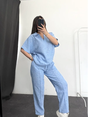 Summer Yakalı Takım - Mavi