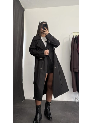 Talia Trençkot - Siyah
