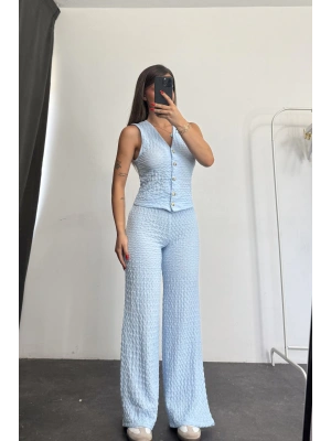 Vienna Yelek Takım - Mavi