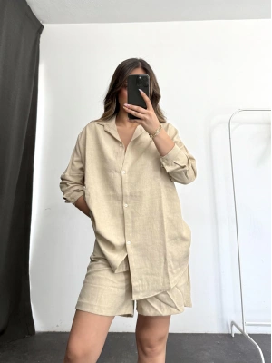 Week Gömlek Takım - Bej