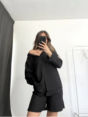 Almina Şort Takım - Siyah
