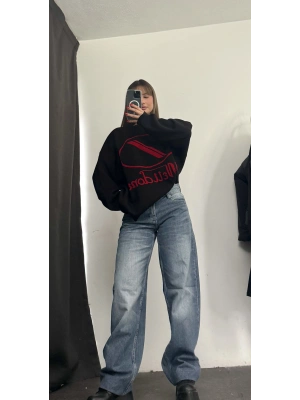 Well Oversize Kazak - Siyah