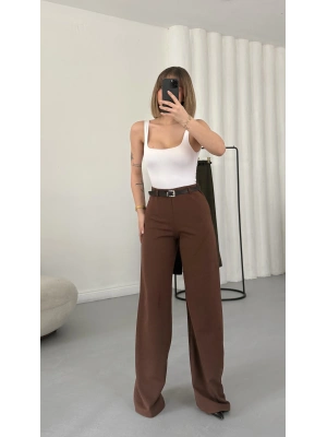 William Kemerli Pantolon - Kahve