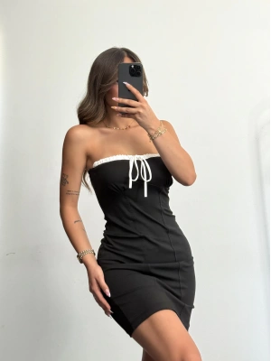 Yulia Mini Elbise - Siyah