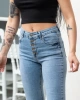 Düğmeli Skinny Jean - Kot