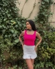 Jenn Crop- Pembe