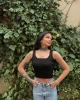 Jenn Crop- Siyah
