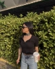 Polo Crop -Siyah