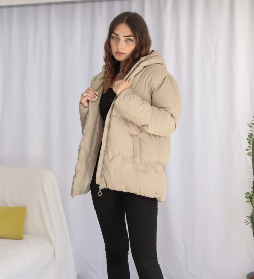 Puffer Oversize Mont-Ekru