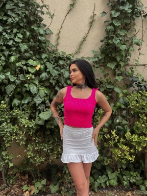 Jenn Crop- Pembe