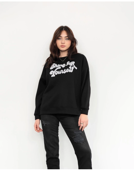 Shine Sweatshirt - Siyah