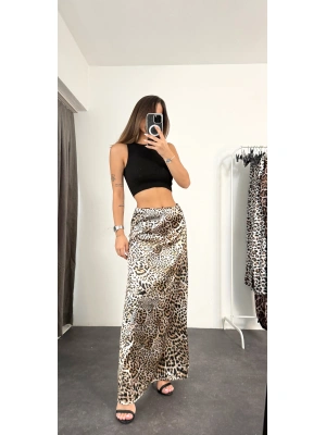 Leopar Maxi Etek - No : 4 (Sarı)