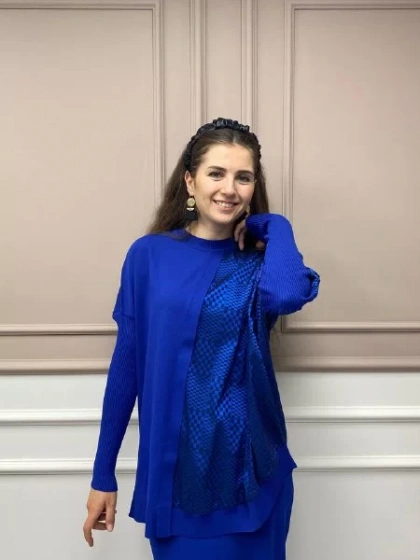 İnvee 6248 Sax Rayon Tunik