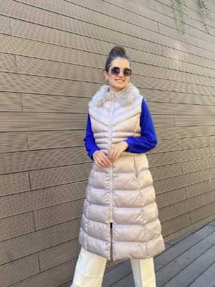 İnvee 6836 Vizon Kürklü Yelek