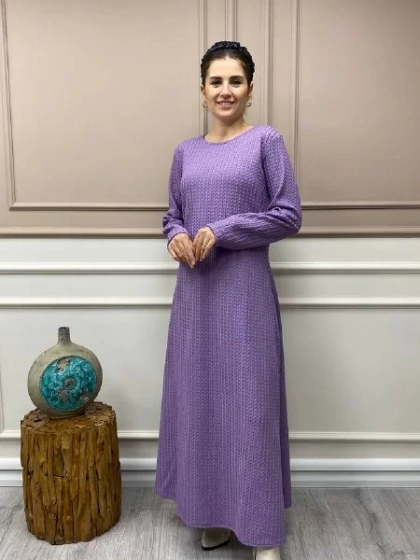 İnvee 6856 Lila Elbise