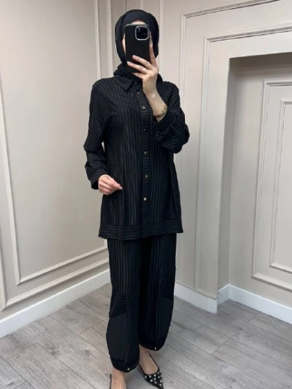 Ghisa 3610T9141 Siyah Çizgili Takım