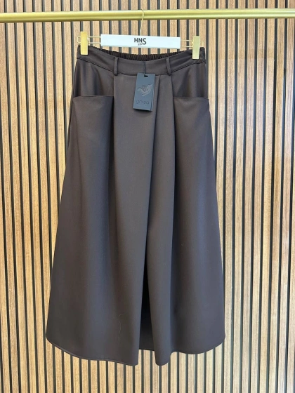 Ghisa 3610E5391 Kahve Cep Detaylı Etek