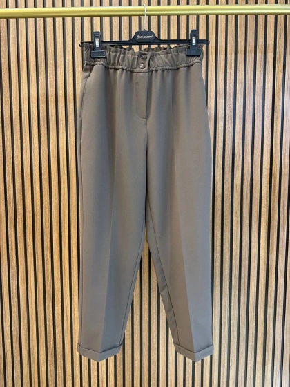 Yusuf Özdemir 26K1484 Vizon Beli Lastikli Pantolon