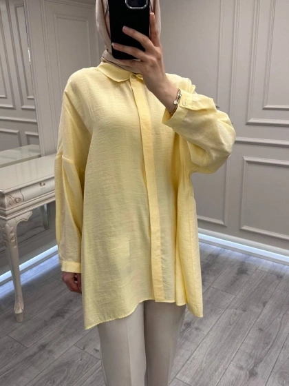 Nuss Triko 26Y3001 Vanilin Gömlek