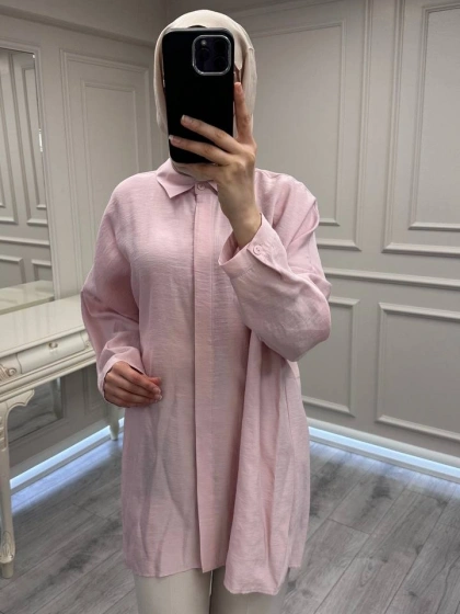 Nuss Triko 26Y3001 Pudra Gömlek