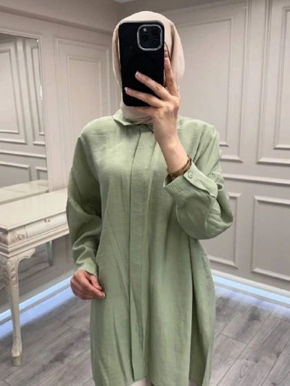 Nuss Triko 26Y3001 Küf Tozu Gömlek