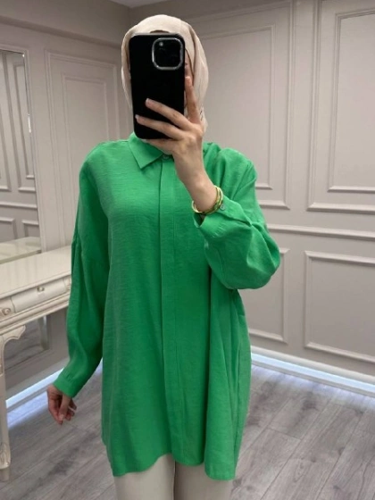 Nuss Triko 26Y3001 Benetton Gömlek