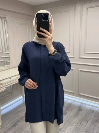 Nuss Triko 26Y3001 Navy Gömlek