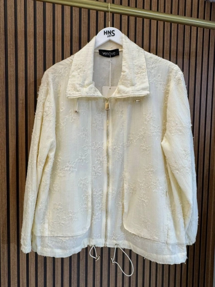 Venöve 26SSCEK0027 Bej Dani Ceket