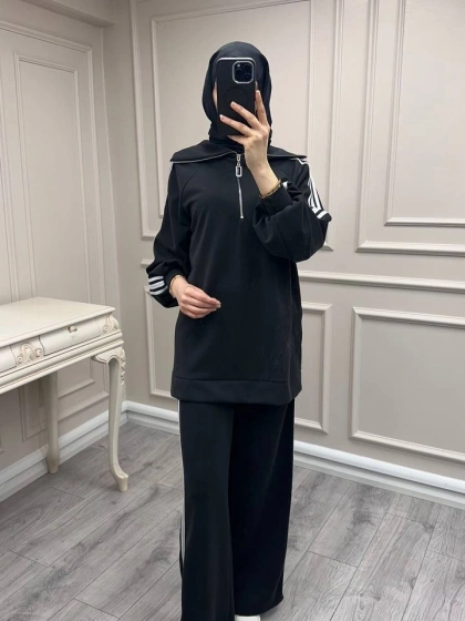 Nuss Triko 26Y1093 Siyah Takım