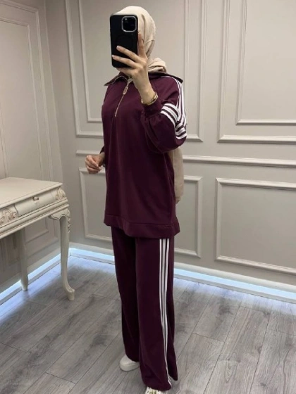 Nuss Triko 26Y1093 Mürdüm Takım