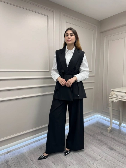 Ghisa 3610T9140 Siyah Yelekli Takım